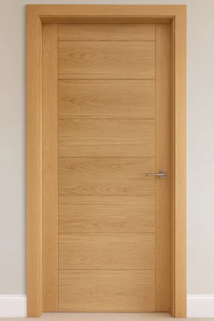 Internal Oak Carini 7 Panel Door Unfinished B Graded Stock