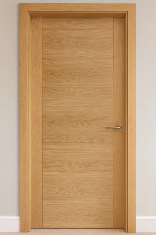 Internal Oak Carini 7 Panel Door Unfinished B Graded Stock