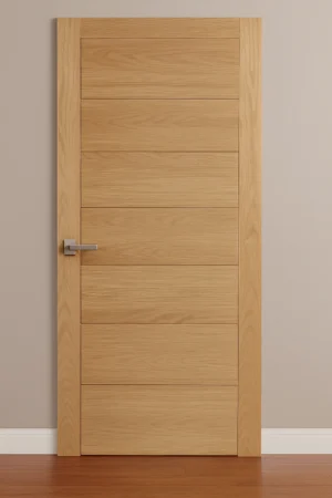 Internal Oak Carini 7 Panel Door PreFinished B Graded Stock