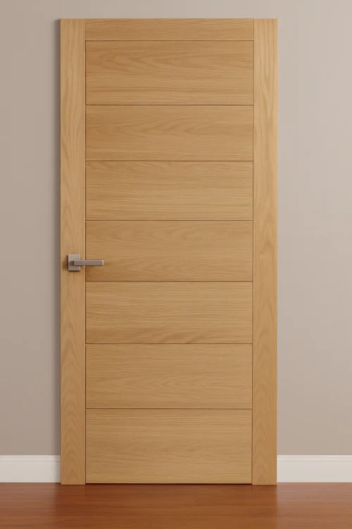 Internal Oak Carini 7 Panel Door PreFinished B Graded Stock