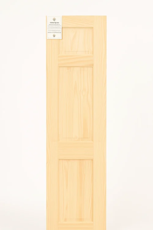 Internal Clear Pine 3 Panel Door Unfinished B Graded Stock