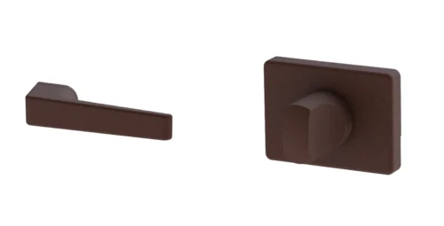 Ironmongery Nolita Timeless Rust Handle Hardware Pack Or Thumb turn Privacy pack