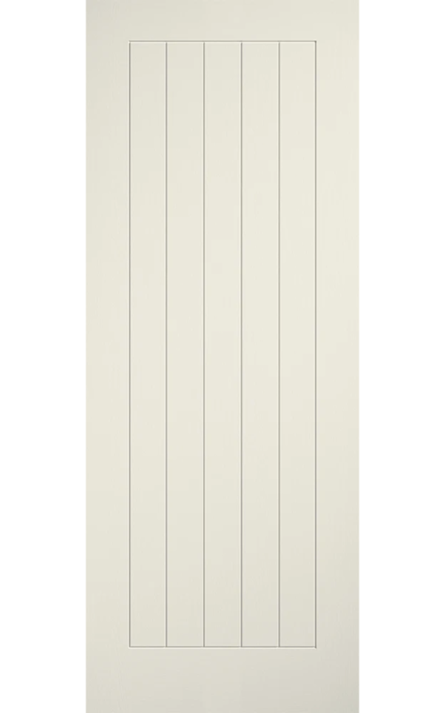 Laminate Ivory White Cottage Pre Finished Door Brand New Free Delivery