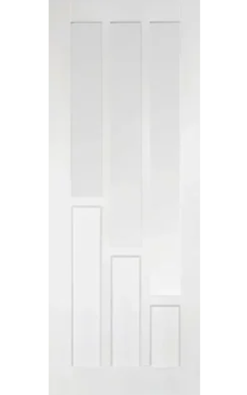 LPD Internal White Coventry Primed Door Glazed Brand New