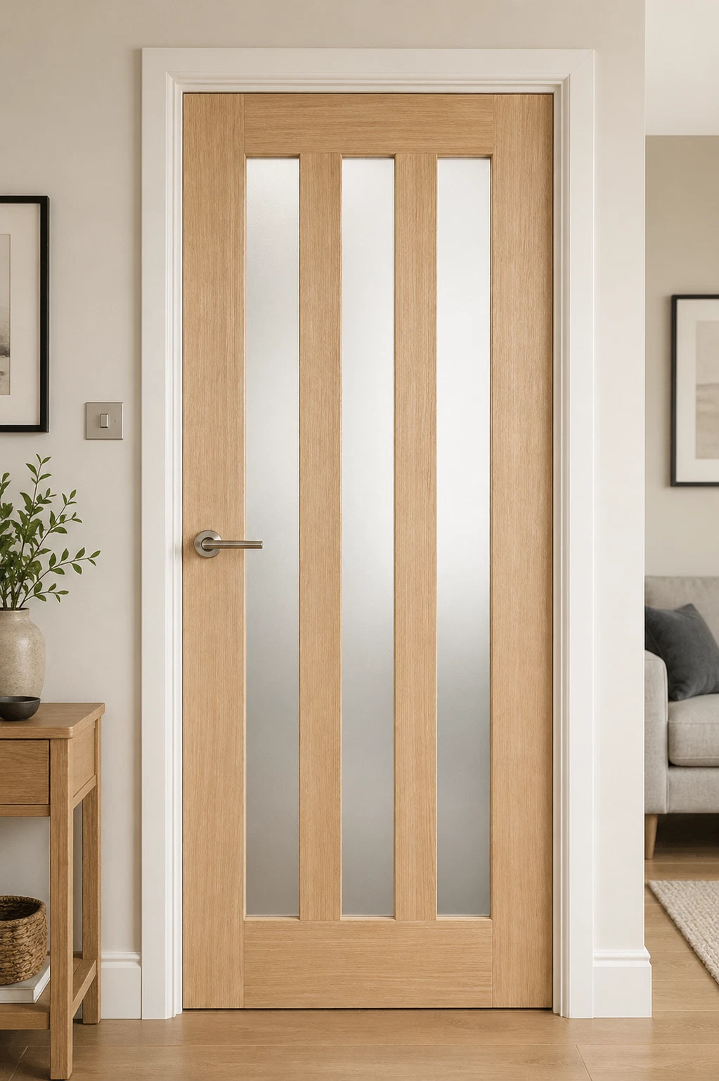 LPD Internal Oak Utah Glazed 3L Frosted Unfinished Brand New Free Delivery