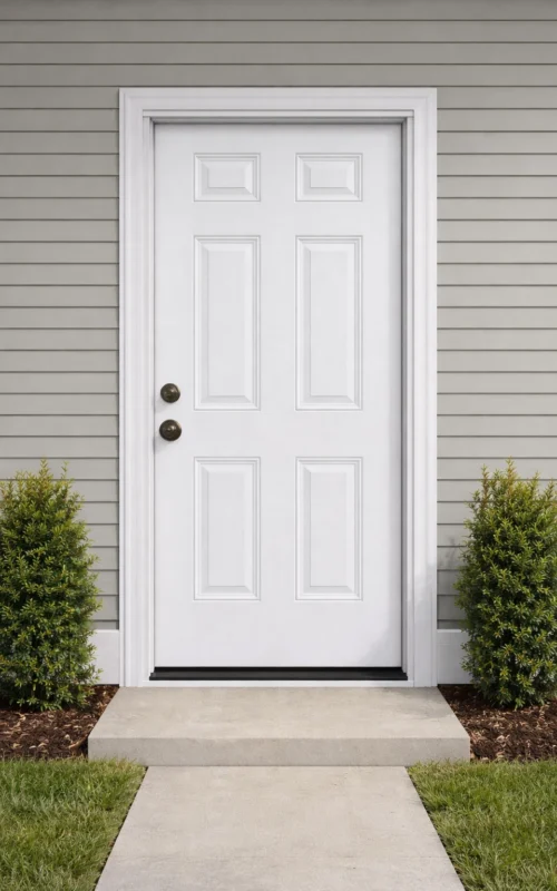 LPD GRP Colonial 6P White PreFinished Brand New Free Delivery