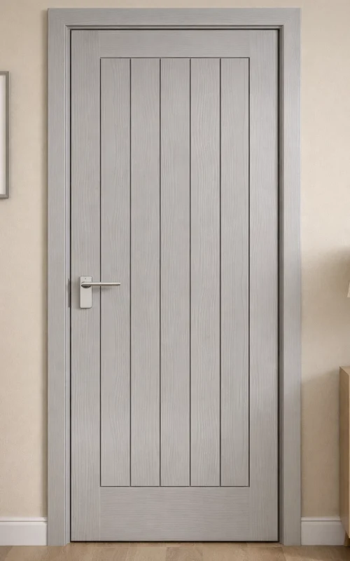 LPD Grey Moulded Textured Vertical 5P FD30 44mm Thickness Brand New