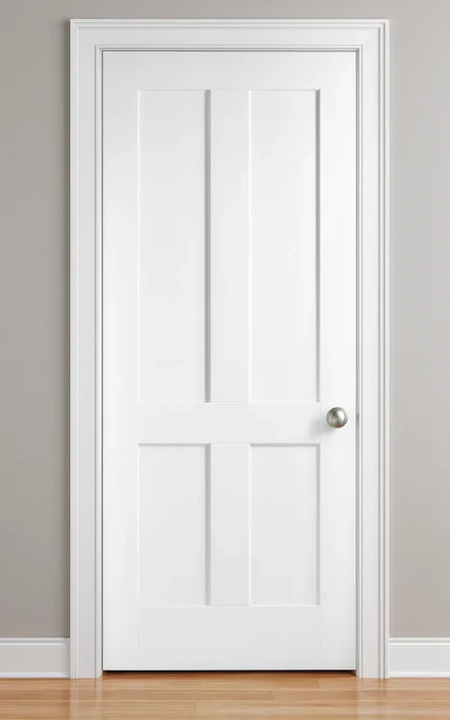 LPD Internal White London 4 Panel Door Available in Glazed, Fire Door or Standard