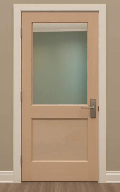LPD Internal Hemlock Material Full Door Or Half Door Unglazed Brand New