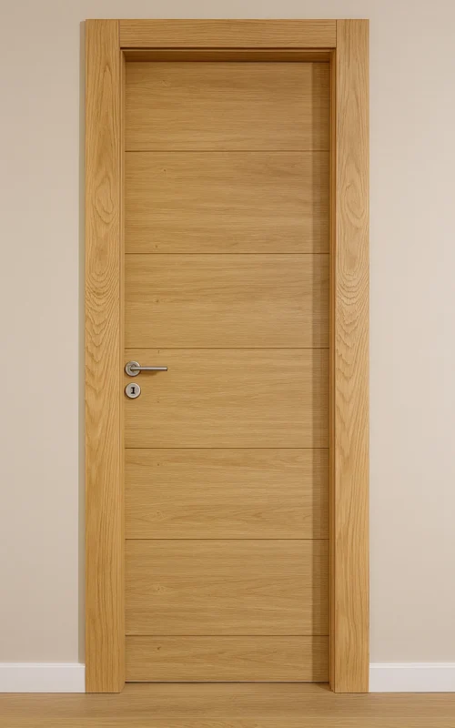 LPD Internal Oak Hampshire Ladder Style Door In Standard, Fire Door Or Glazed