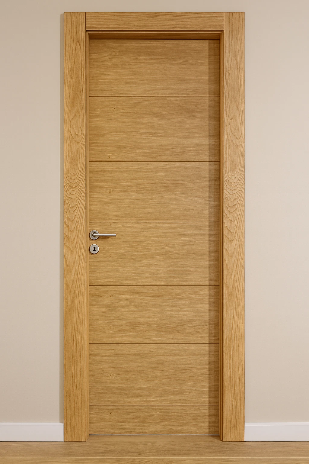 LPD Internal Oak Hampshire Ladder Style Door In Standard, Fire Door Or Glazed