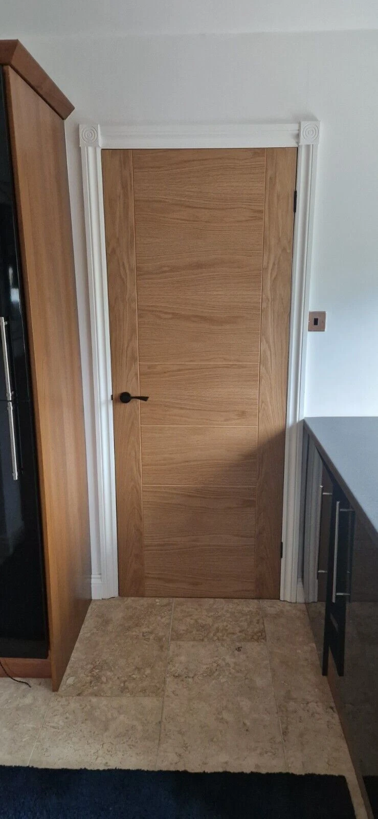 LPD Internal Oak Hampshire Ladder Style Door In Standard, Fire Door Or Glazed - Image 4