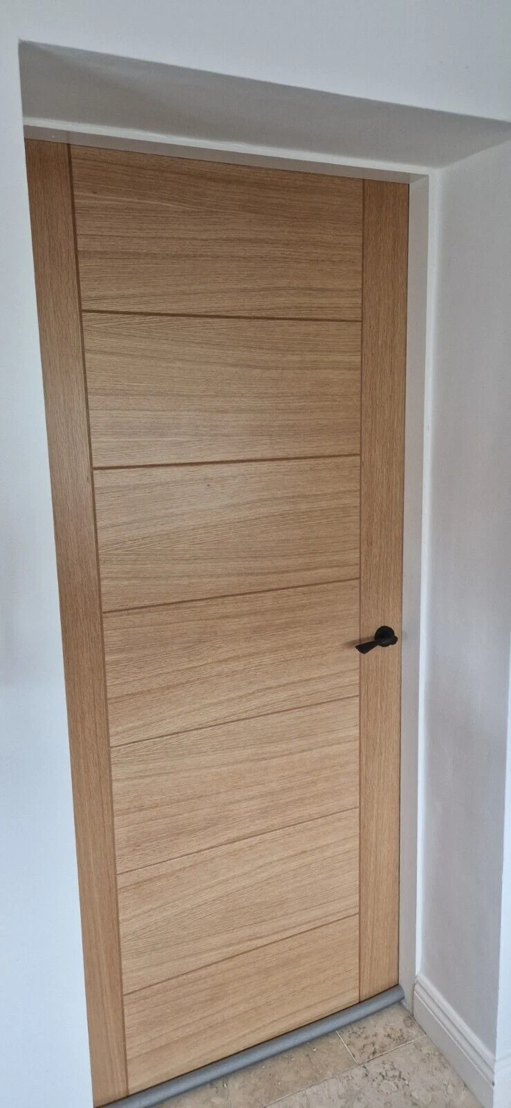 LPD Internal Oak Hampshire Ladder Style Door In Standard, Fire Door Or Glazed - Image 5