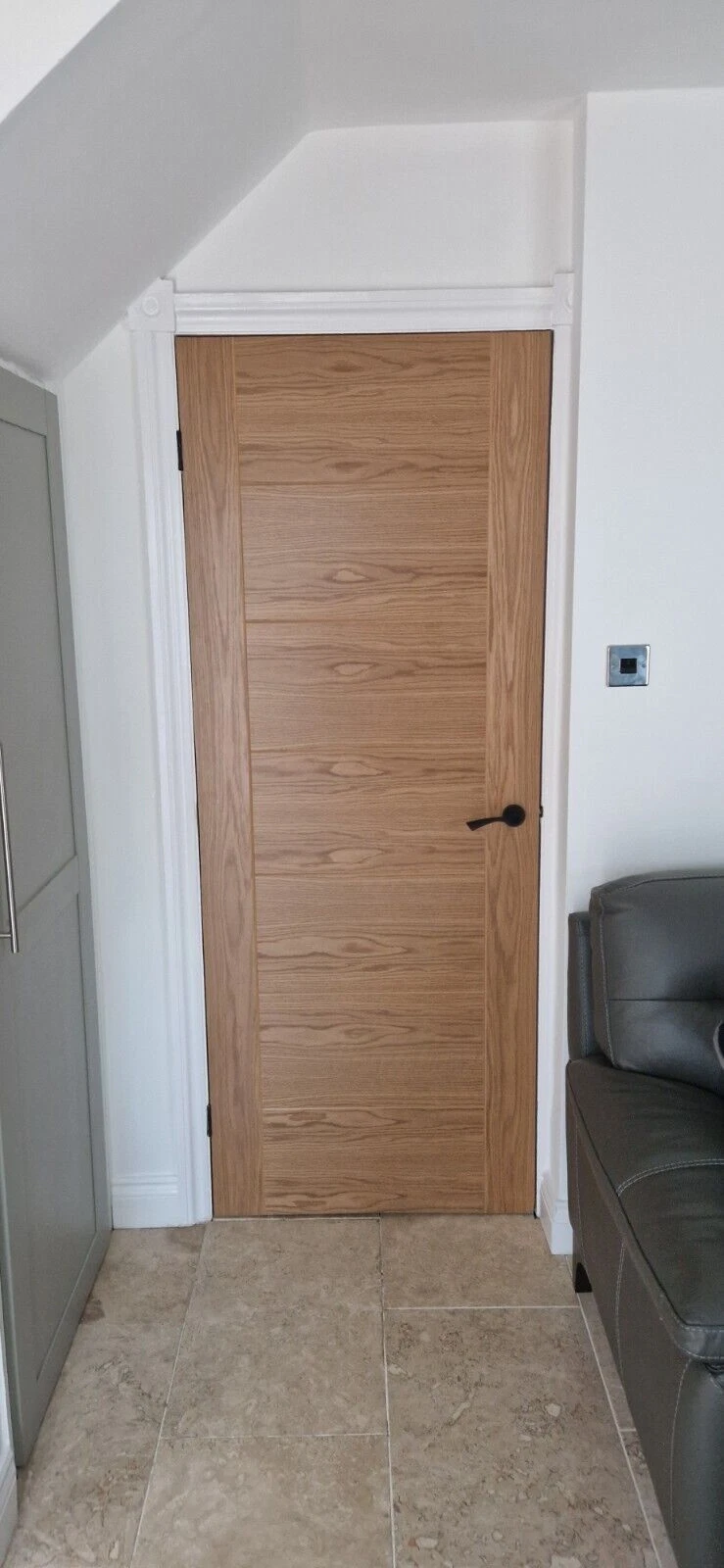 LPD Internal Oak Hampshire Ladder Style Door In Standard, Fire Door Or Glazed - Image 7