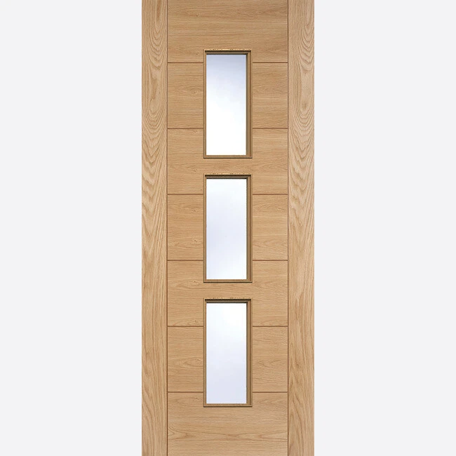 LPD Internal Oak Hampshire Ladder Style Door In Standard, Fire Door Or Glazed - Image 12