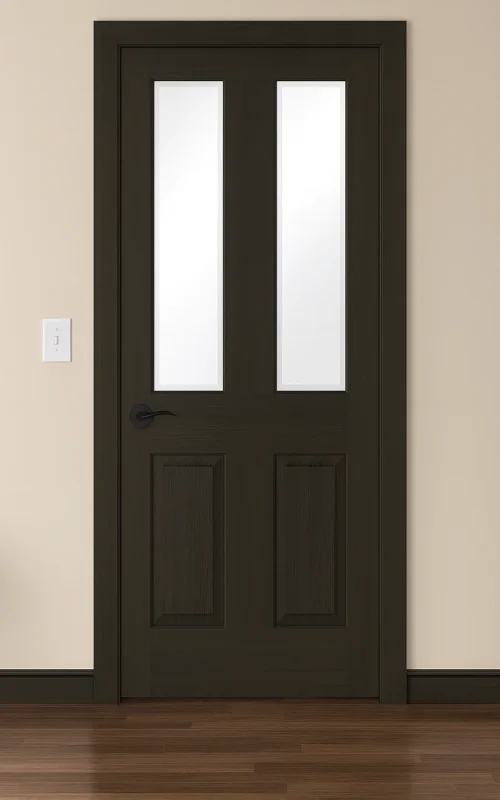 LPD Internal Smoked Oak Richmond Glazed 2L Doors Brand New Free Delivery
