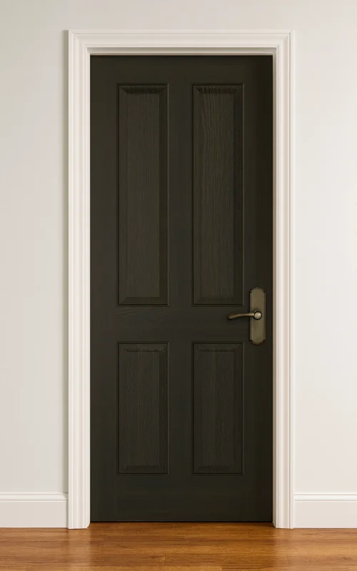 LPD Internal Smoked Oak Regency 4 Panel Solid Door In Standard Or FD30 Brand New