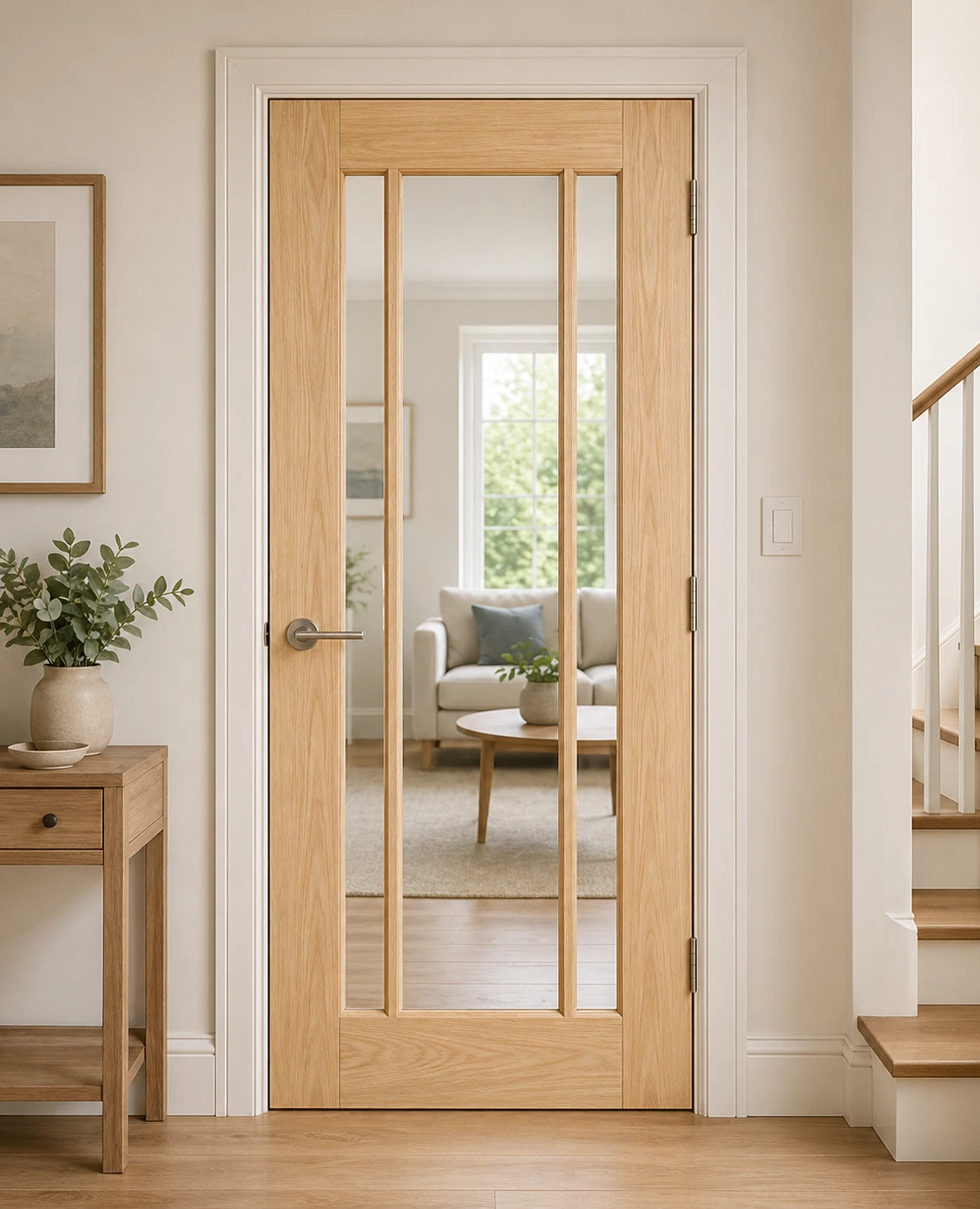 LPD Internal Oak Lincoln Unfinished Standard, Fire Door or Glazed Brand New - Image 2