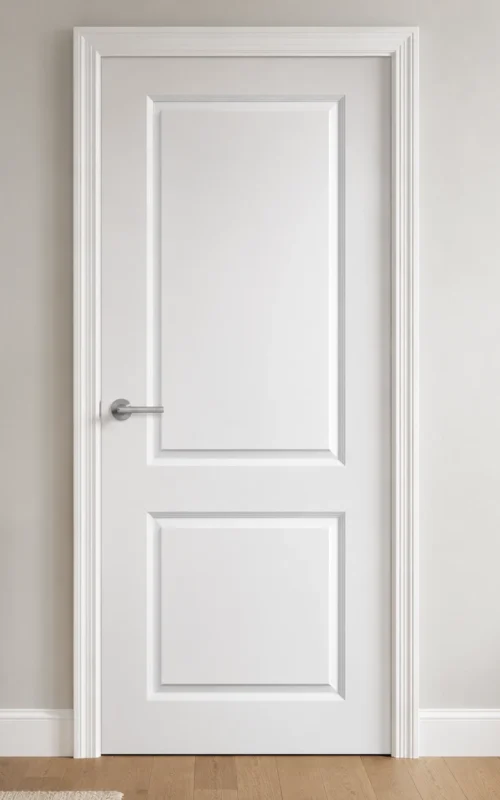 LPD White Moulded Smooth 2 Panel Primed Standard Or FD30 Or Glazed Brand New