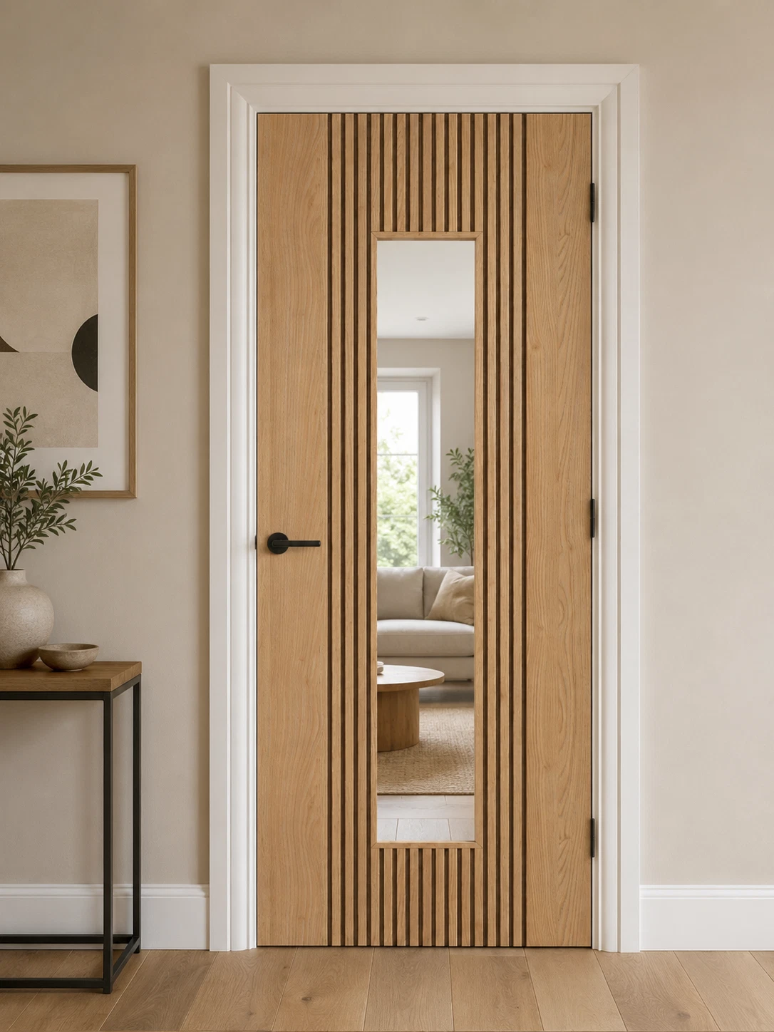 LPD Oak Sydney Prefinished Standard & Glazed Solid Core Door Brand New